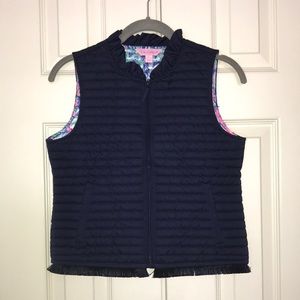 Lilly Pulitzer girls puffer vest